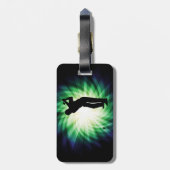 Cool Green Golf Bagagelabel (Achterkant verticaal)