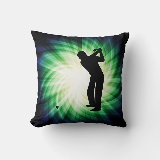 Cool Green Golf Kussen (Voorkant)
