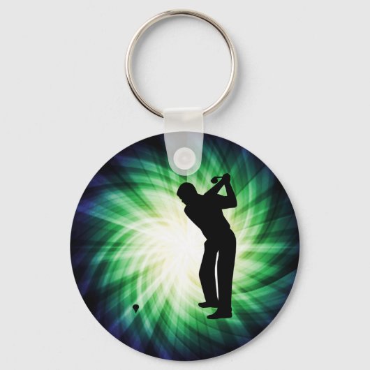 Cool Green Golf Sleutelhanger (Voorkant)