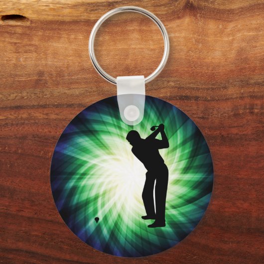 Cool Green Golf Sleutelhanger (Voorkant)