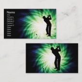 Cool Green Golf Visitekaartje (Voorkant / Achterkant)