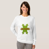 Cool Green Kerstmis Shirt! T-shirt (Voorkant volledig)