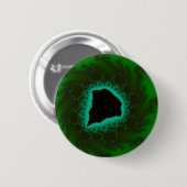 Cool Green Mandelbrot Fractal Art Ronde Button 5,7 Cm (Voorkant /achterkant)
