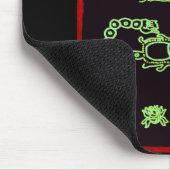 Cool Green Mayan Design Muismat (Hoek)