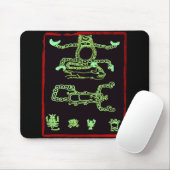 Cool Green Mayan Design Muismat (Met muis)