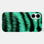 Cool green neon tiger stripes Case-Mate iPhone case (Achterkant (horizontaal))