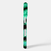 Cool green neon tiger stripes Case-Mate iPhone case (Achterkant / Rechts)