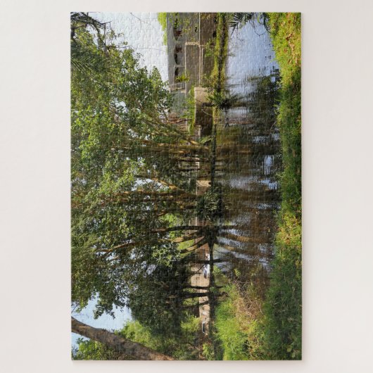 Cool green oasis, Chobe, Botswana, Afrika Legpuzzel (Verticaal)