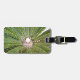 Cool Green Palm Bagagelabel