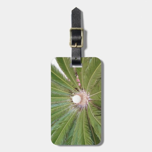 Cool Green Palm Bagagelabel (Voorkant verticaal)