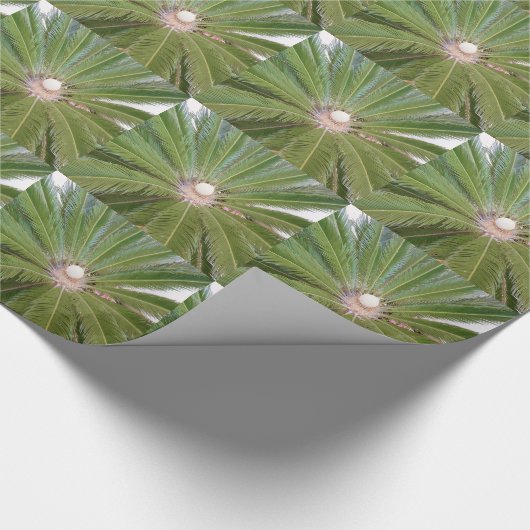 Cool Green Palm Cadeaupapier (Hoek)