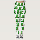 Cool Green Petten St.Patrick's Day Holiday Legging (Voorkant)