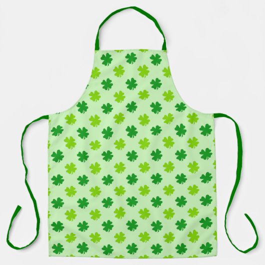 Cool Green Shamrock Irish Pride Schort (Voorkant)