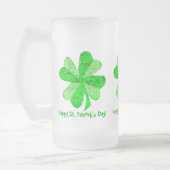 Cool Green Shining Irish Shamrock Ever St Patrick Matglas Bierpul (Links)