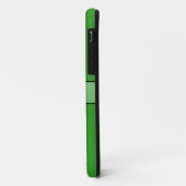 Cool Green Shiny Stainless Steel Metal 14 Case-Mate iPhone Case (Achterkant/links)