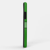 Cool Green Shiny Stainless Steel Metal 14 Case-Mate iPhone Case (Achterkant/rechts)