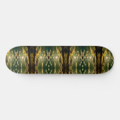 Cool Green Sky-ontwerp op skateboard (Horizontaal)