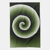 COOL Green Spiral Patroon Theedoek (Verticaal)
