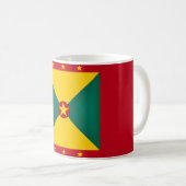 Cool Grenada Flag Koffiemok (Voorkant rechts)