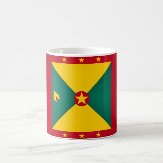 Cool Grenada Flag Koffiemok (Center)