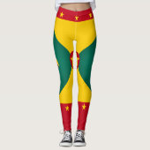Cool Grenada Flag Mode Leggings (Voorkant)