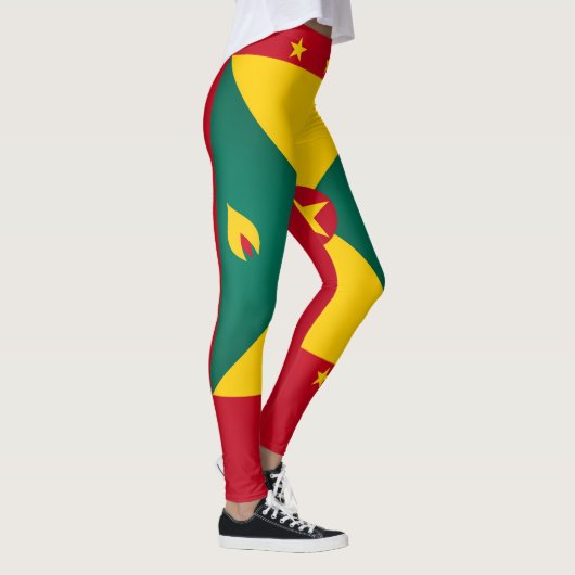 Cool Grenada Flag Mode Leggings (Rechts)