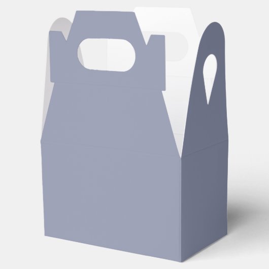 Cool Grey Gable Favor Box Bedankdoosjes (Geopend)