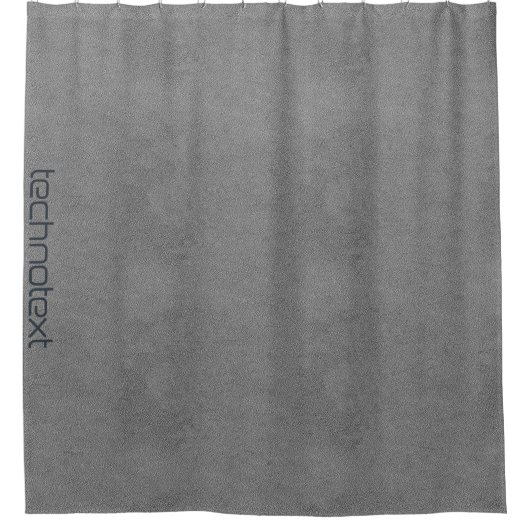 Cool Grey Leather Industrial Loft Look Douchegordijn (Voorkant)