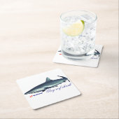 Cool Grey rifhaai Kartonnen Onderzetters (Insitu)