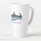 Cool Grey rifhaai Latte Mok (Rechterhoek)