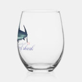 Cool Grey rifhaai Wijnglas Zonder Voet (Links)