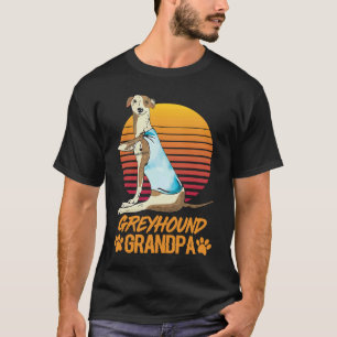 Cool Greyhound Dog Opa Paw Pa Vaders T-shirt
