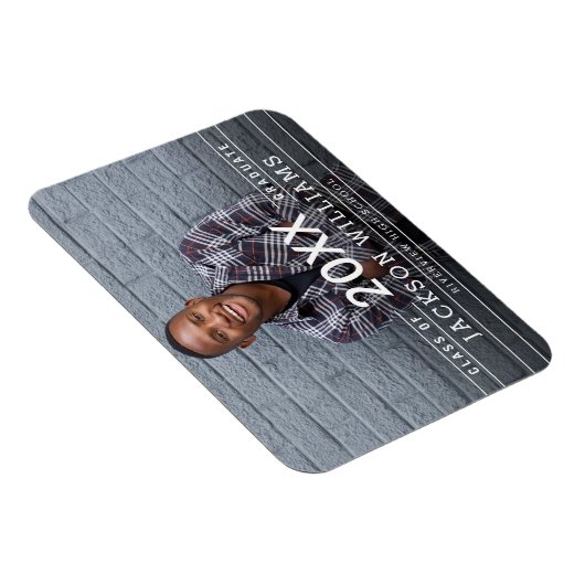 Cool Grids Foto Afstuderen Announcement Magnet Magneet (Rechterzijde)