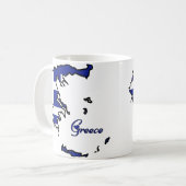 Cool Griekenland Koffiemok (Voorkant links)