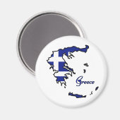 Cool Griekenland Magneet (Voorkant / Achterkant)