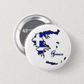 Cool Griekenland Ronde Button 5,7 Cm (Voorkant /achterkant)