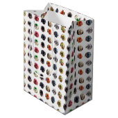 Cool Griezelig Masker Patroon Medium Cadeauzakje (Achterkant Gekanteld)