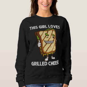 Cool Grilled Cheese Art for Girls Kinder Sandwich Trui