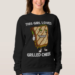 Cool Grilled Cheese Art for Girls Kinder Sandwich Trui