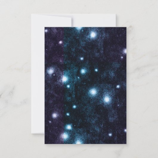 Cool Gritty Glitch Art Blank Invitation Kaart (Voorkant)