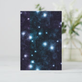 Cool Gritty Glitch Art Blank Invitation Kaart (Staand voorkant)