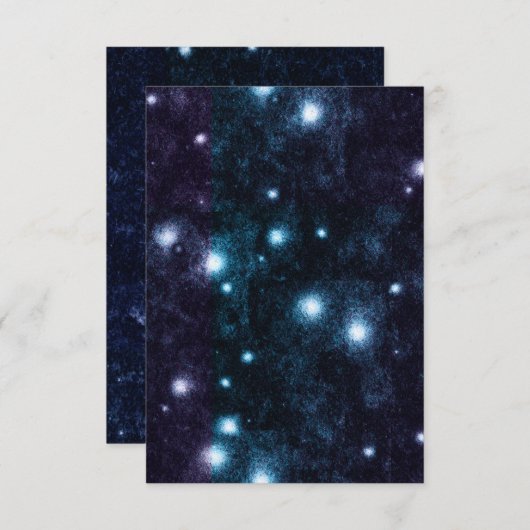 Cool Gritty Glitch Art Blank Invitation Kaart (Voorkant / Achterkant)