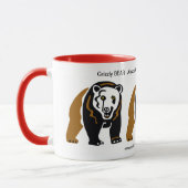 Cool GRIZZLY BEER-Conservation - Ecologie - Mok (Links)