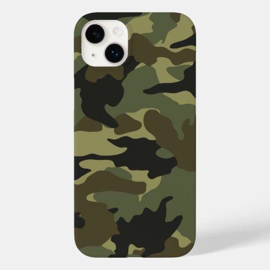 Cool Groen Khaki Camo Camouflage Patroon Case-Mate iPhone Case (Achterkant)