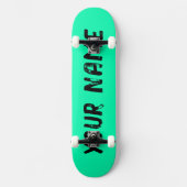 Cool Groen Persoonlijk Skateboard (Voorkant)