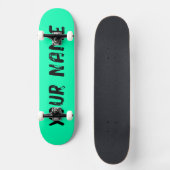 Cool Groen Persoonlijk Skateboard (Voorkant)