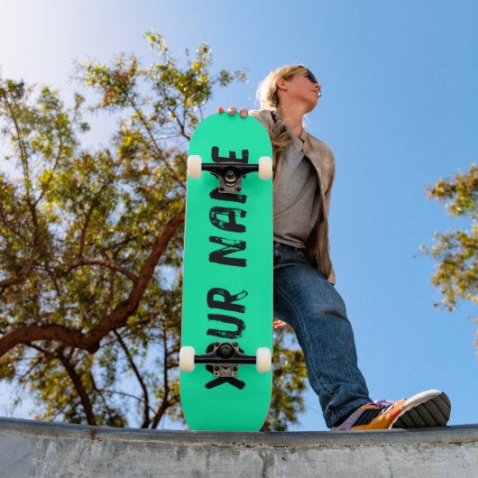 Cool Groen Persoonlijk Skateboard (Buiten 1)