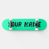 Cool Groen Persoonlijk Skateboard (Horizontaal)