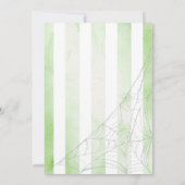 Cool groene kabouter waterverf kinder Halloween pa Kaart (Achterkant)