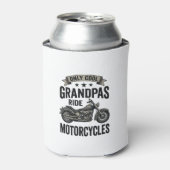 Cool grootvaders rijden motorfietsen Vintage Biker Blikjeskoeler (Blikje Voorkant)